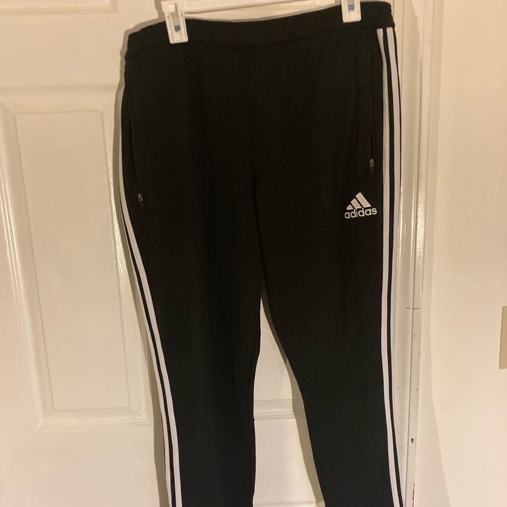 Adidas 3 Stripe Tack Pants - black (XL)